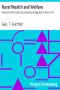 [Gutenberg 32158] • Rural Wealth and Welfare: Economic Principles Illustrated and Applied in Farm Life